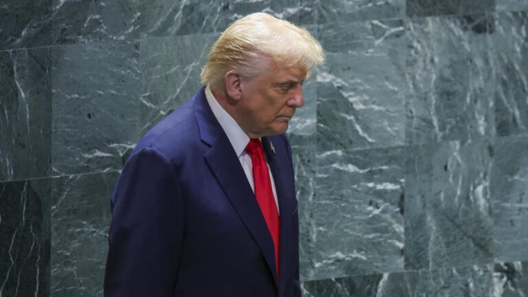 Trump en la Asamblea de la ONU: El impulso para reconocer un Estado palestino es una 