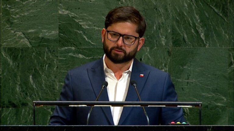Presidente Boric alude a Trump en la Asamblea General de la ONU por dichos sobre el cambio climático y la relación entre el autismo y el paracetamol