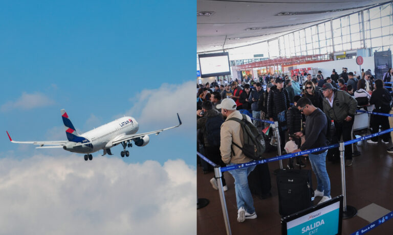 Aviso de bomba en el Aeropuerto de Santiago: Pasajero obliga a activar protocolos de emergencia y a evacuar vuelo de Latam