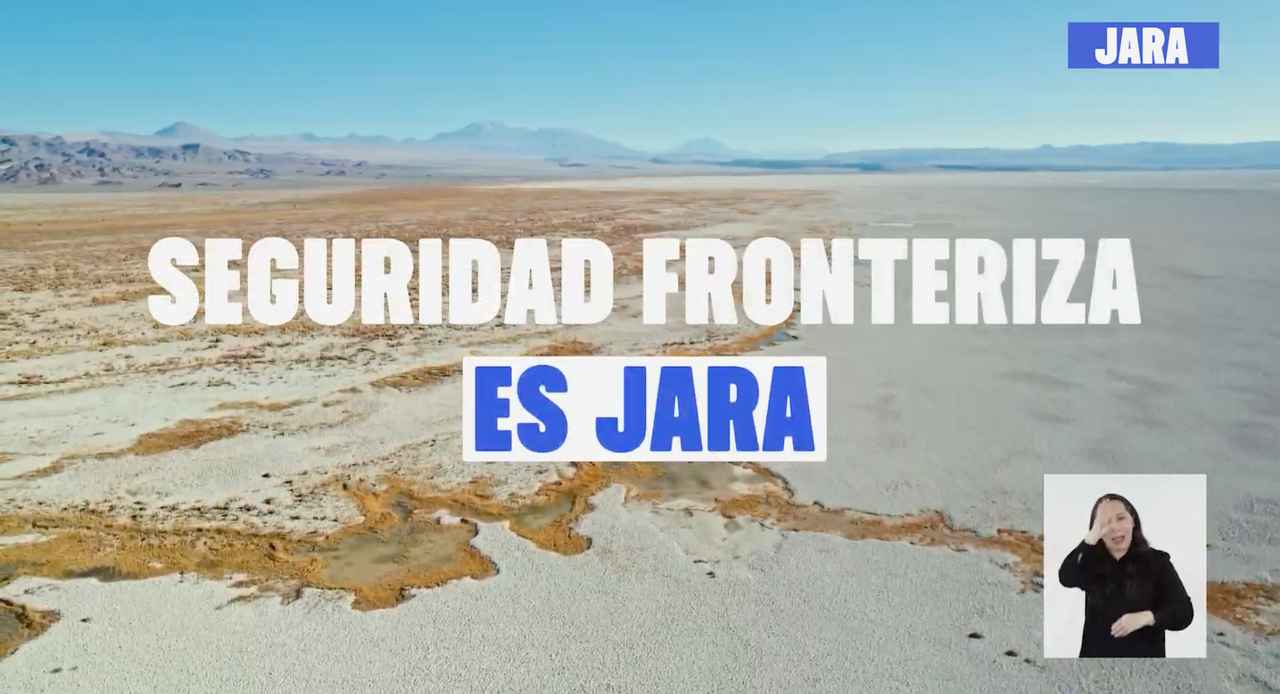 Franja presidencial de Jeannette Jara