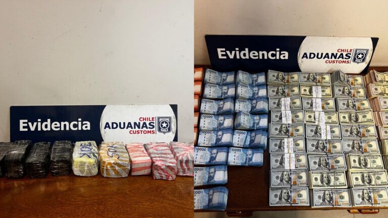 Aduanas incautó contrabando de dinero en efectivo en bus que ingresaba a Chile desde Bolivia: Suma asciende a $30 millones