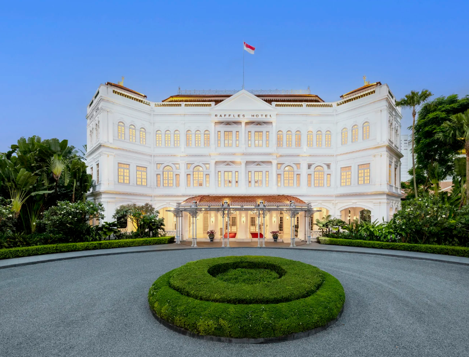 Raffles Singapore: El lugar de nacimiento del cóctel Singapore Sling, completó los cinco primeros. Raffles Singapur