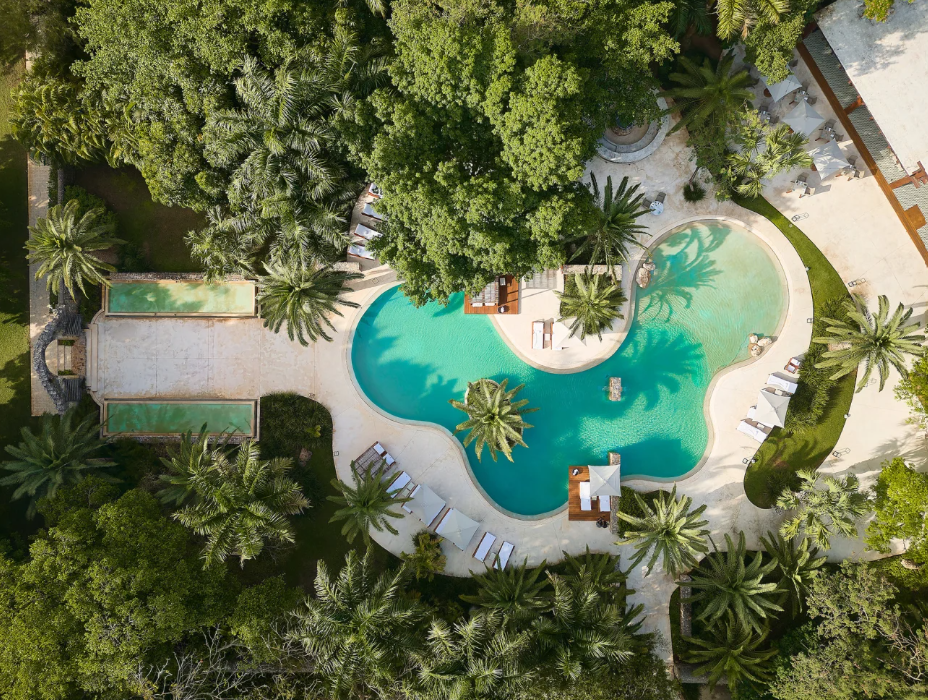 Chablé Yucatán: Chocholá, México: Ubicado en el corazón de la selva, Chablé Yucatán ocupa el octavo lugar y también fue nombrado el Mejor Hotel de América del Norte. Chable Yucatán
