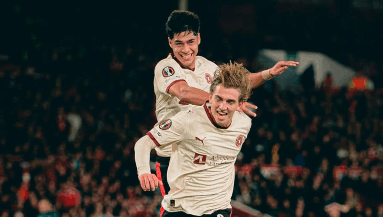 Darío Osorio brilla en la Europa League con gran jugada y asistencia en triunfo del Midtjylland