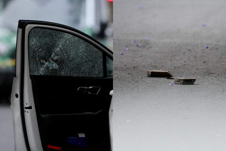 Detectives de la PDI disparan a hombre que atacó auto policial en Santiago: Está en riesgo vital