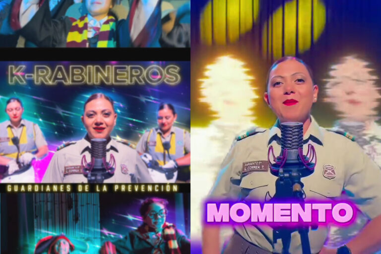 Carabineros al estilo de KPop Demon Hunters: Lanzaron video preventivo para Halloween con versión especial de “Golden”