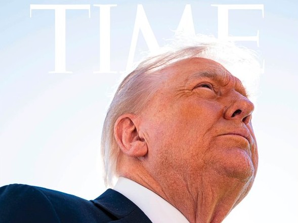 Trump indignado por su foto en la portada de la revista Time: “Me borraron el pelo”