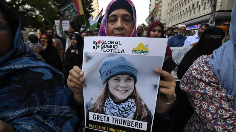 Activista turco de la flotilla sobre la detención de Greta Thunberg en Israel: 