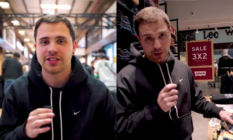 Argentino en Chile alucina con el precio de la ropa en los outlet: 