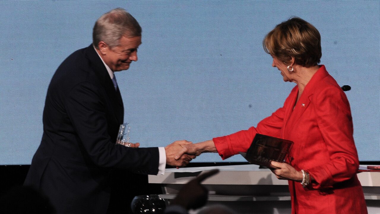 José Antonio Kast y Evelyn Matthei en el Encuentro Nacional de la Empresa (ENADE) 2025/Agencia Uno