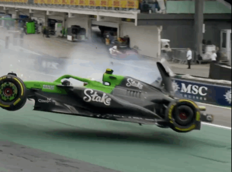 Video: El escalofriante accidente automovilístico en el Gran Premio de Brasil de la F1