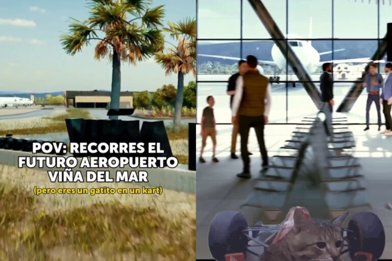 Con divertido video a lo Mario Kart: Muestran cómo será el nuevo aeropuerto de Viña del Mar