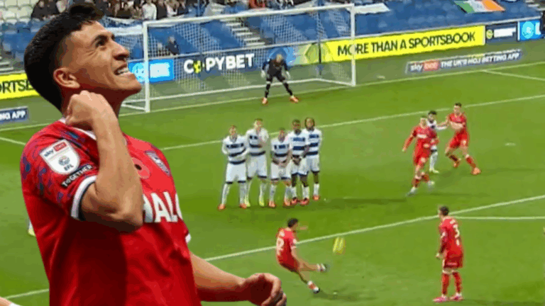 Marcelino Núñez brilla en Inglaterra: Doblete de golazos de tiro libre en triunfo del Ipswich