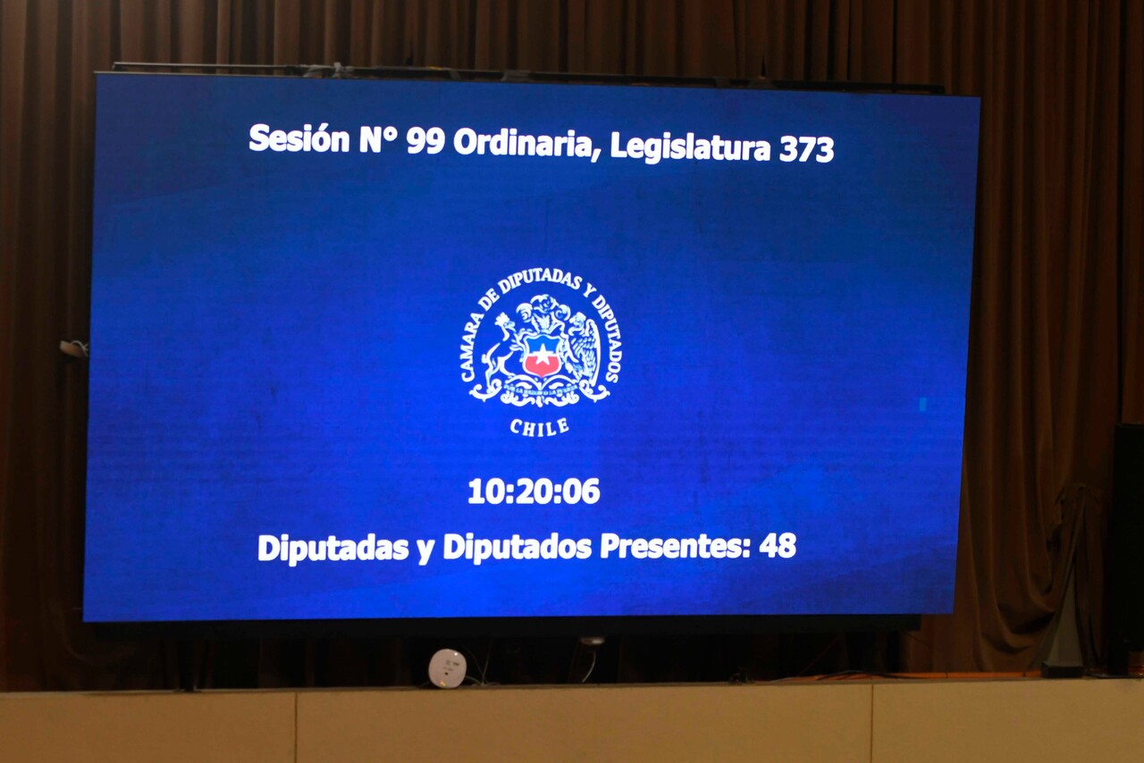 Fracasó sesión de Sala por masiva ausencia de diputados: Se citó a una nueva sesión para la tarde/Agencia Uno
