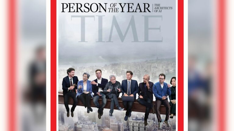 Arquitectos de la IA son la Persona del Año 2025 para la revista Time: Mark Zuckerberg, Elon Musk, Sam Altman y más
