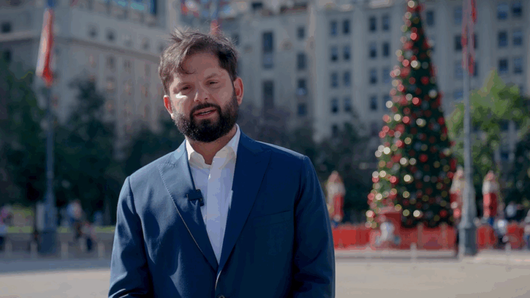 Presidente Boric en su último saludo navideño: “Ha sido un orgullo compartir con ustedes”
