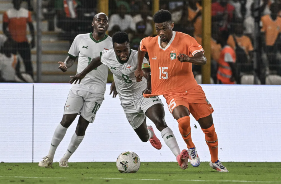 Amad Diallo disputando un encuentro con su selección de Costa de Marfil Issouf Sanogo/AFP via Getty Images