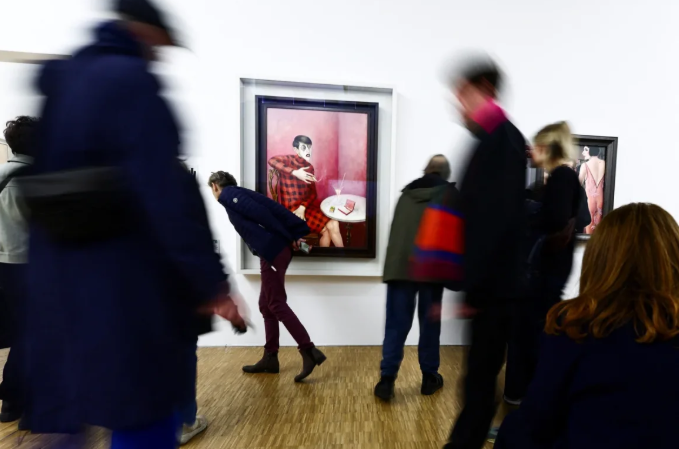 Pinturas de Otto Dix se presentaron en la última exposición del Pompidou antes de su cierre. Gonzalo Fuentes/Reuters