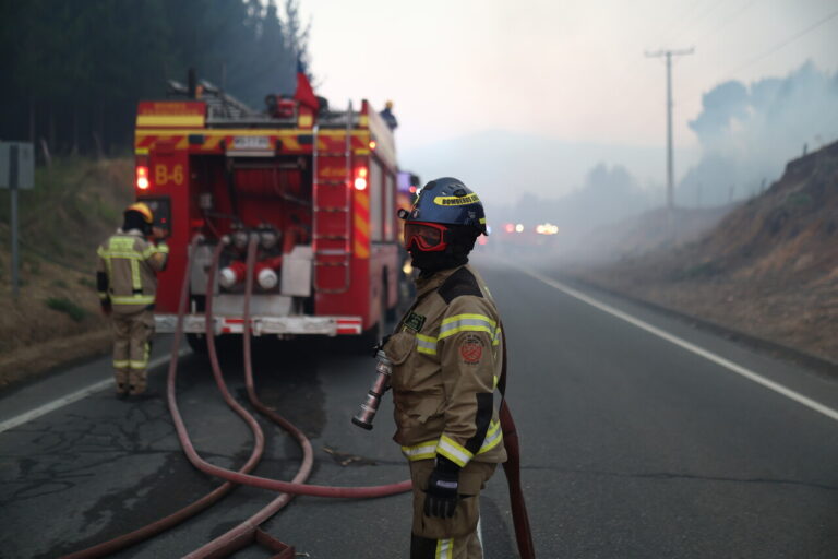 Nuevo balance de incendios forestales en el Biobío y Ñuble: 12 incendios en combate y 34 controlados