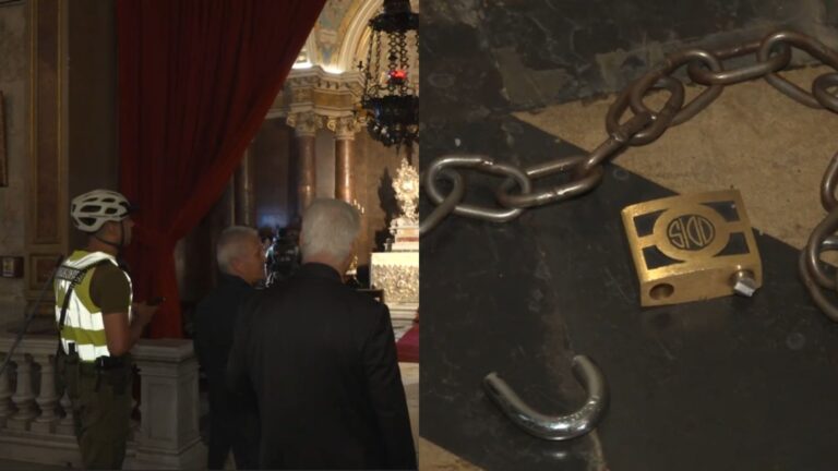 Robo en la Catedral de Santiago: Desconocidos entraron de noche y sustrajeron artículos religiosos