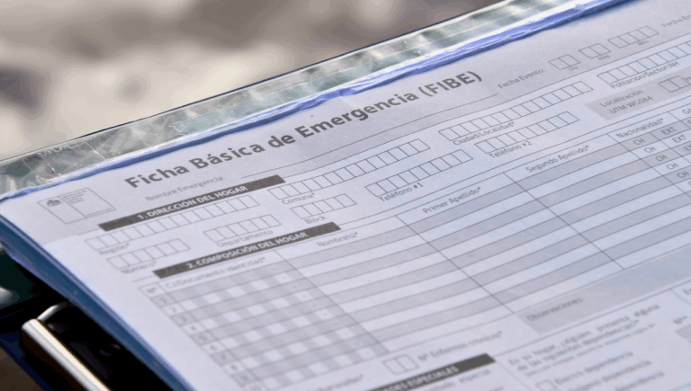 Ficha FIBE: Qué datos pide y qué revisar antes de responder el catastro tras una emergencia