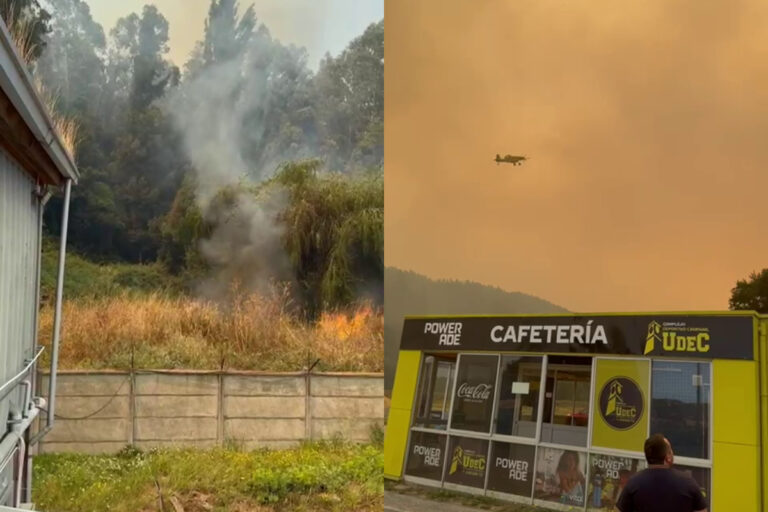 “Nos salvamos de milagro”: Centro de entrenamiento de la Universidad de Concepción estuvo a 2 metros de quemarse en Penco