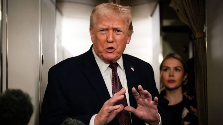 Trump dice que las reuniones con Irán están canceladas y que la “ayuda” para los manifestantes está en camino