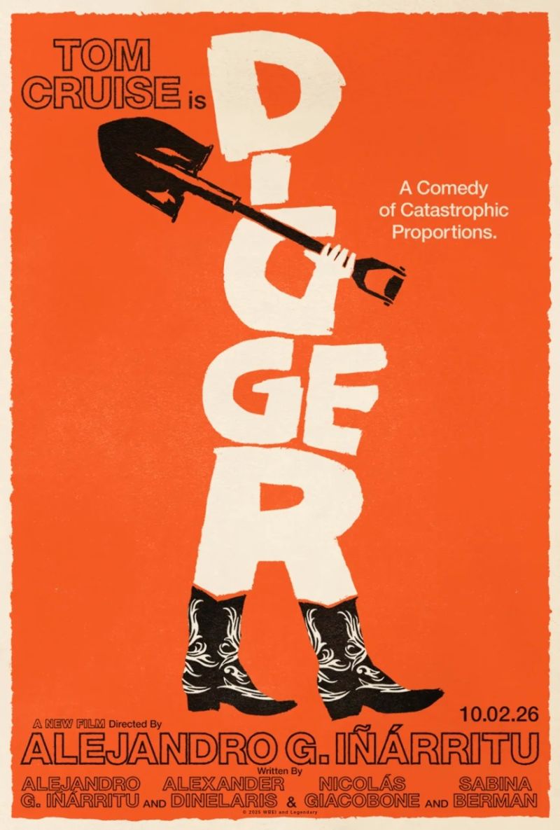 Cartel de la película "Digger" (2026). Cortesía Legendary Pictures/TC Productions/M Productions/Warner Bros. Pictures