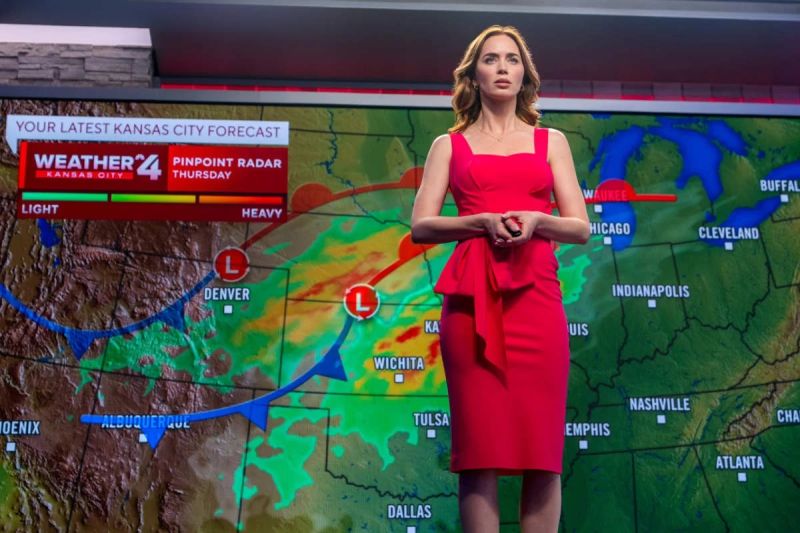 Emily Blunt en "Disclosure Day". Cortesía Universal Pictures