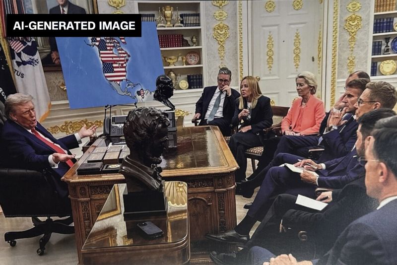 Una imagen publicada por el presidente de Estados Unidos. Donald J. Trump/Truth Social