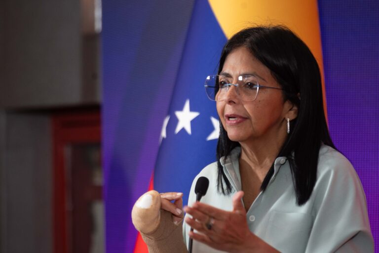 Delcy Rodríguez dice que habrá elecciones 