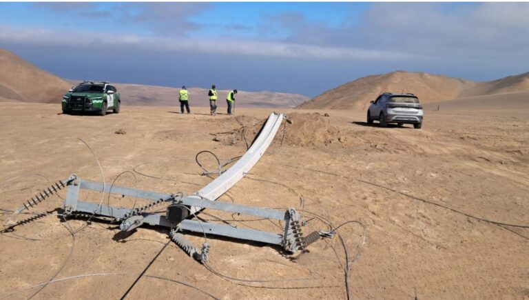 Balance CGE: 420 kilómetros de cables robados durante 2025 marcan récord delictual