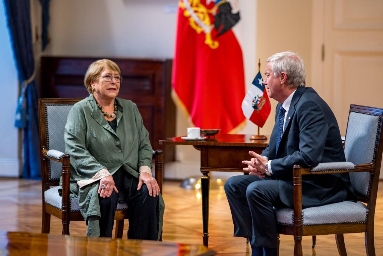 José Antonio Kast se reunió con expresidenta Michelle Bachelet en La Moneda/Presidencia