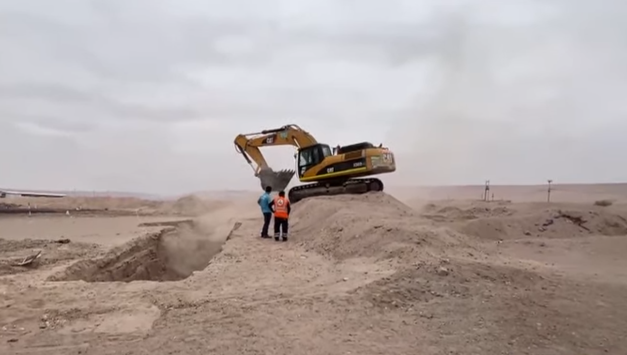 Perú también está excavando una zanja en la frontera con Chile, pero tienen un motivo distinto