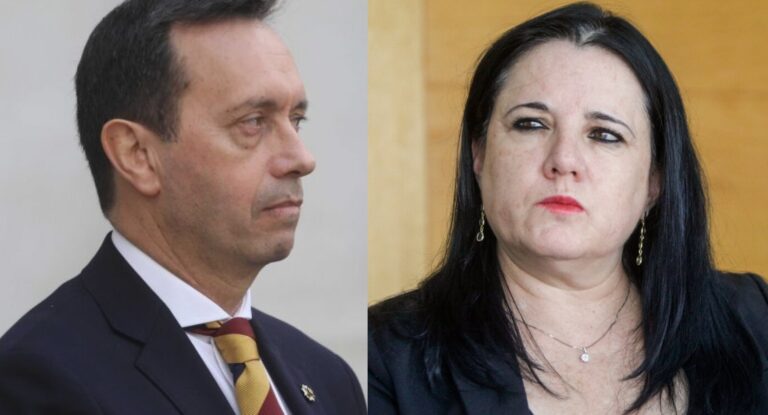 Ministra Steinert y director de la PDI, Eduardo Cerna, se reúnen en medio de tensión tras salida de Consuelo Peña