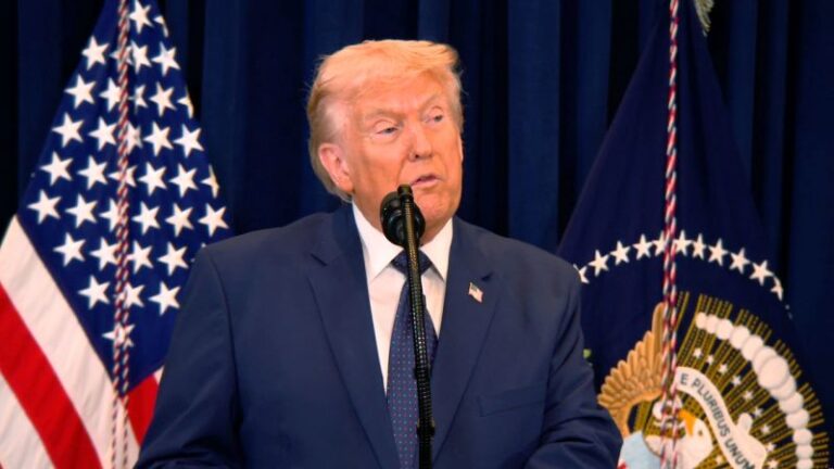 Trump dice que Estados Unidos ha atacado más de 5.000 objetivos y anticipa que están dejando algunos “para más adelante”